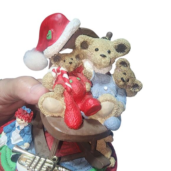 KURT S  ADLER EUC BEAR OF THE MONTH DECEMBER - Picture 1 of 7